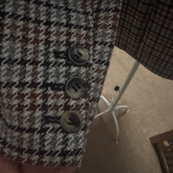 Central Park West Houndstooth Blazer with Embellishments - Picture 8 of 8